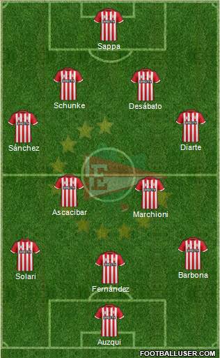 Estudiantes de La Plata Formation 2016
