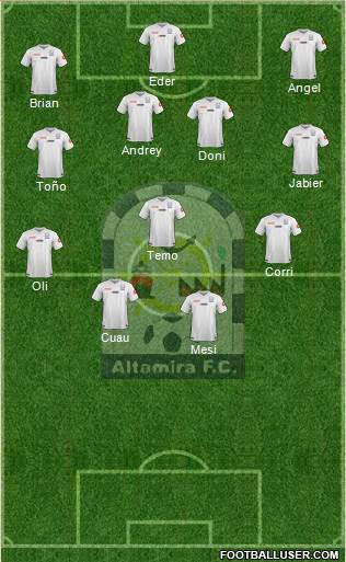 Club Altamira F.C. Formation 2016