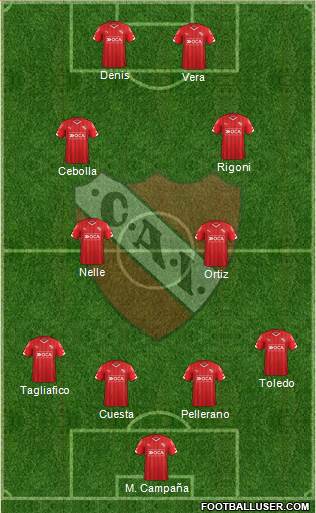 Independiente Formation 2016