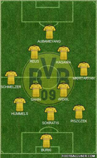 Borussia Dortmund Formation 2016