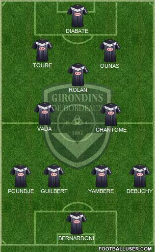 FC Girondins de Bordeaux Formation 2016