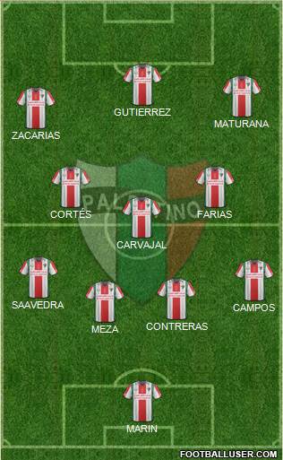 CD Palestino S.A.D.P. Formation 2016