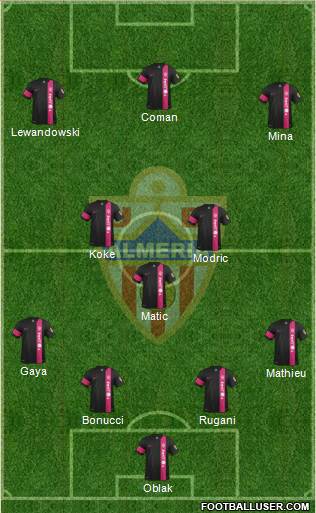 U.D. Almería S.A.D. Formation 2016
