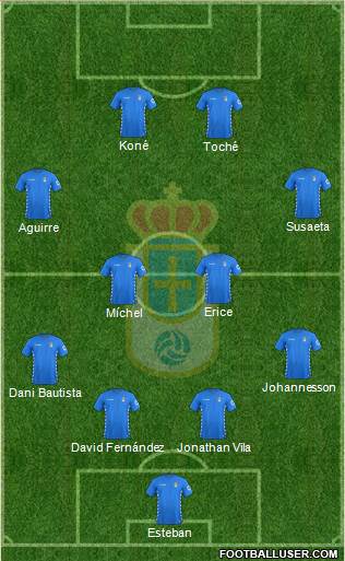 Real Oviedo S.A.D. Formation 2016