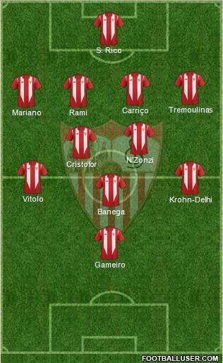 Sevilla F.C., S.A.D. Formation 2016