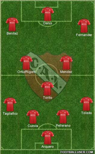 Independiente Formation 2016