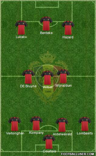 Belgium Formation 2016