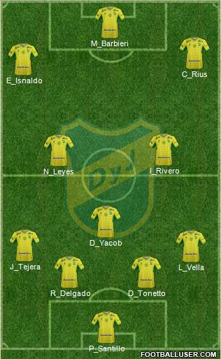 Defensa y Justicia Formation 2016