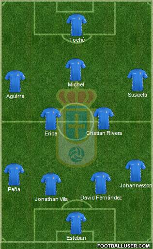 Real Oviedo S.A.D. Formation 2016