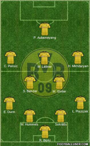 Borussia Dortmund Formation 2016