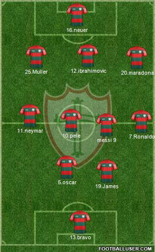 A Portuguesa D Formation 2016