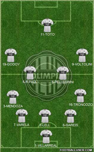 C Olimpia Formation 2016