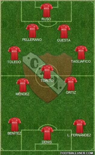 Independiente Formation 2016