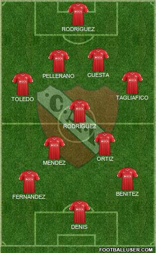 Independiente Formation 2016