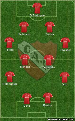Independiente Formation 2016