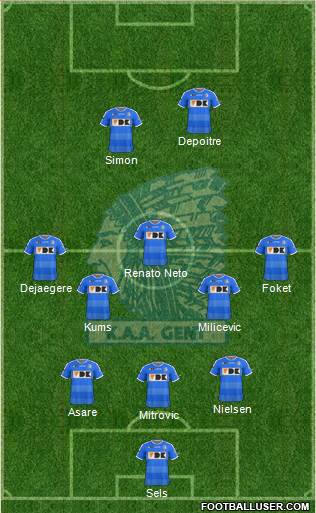 KAA Gent Formation 2016