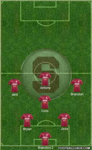 CD Saprissa Formation 2016
