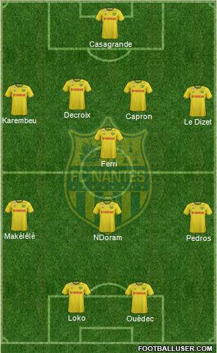 FC Nantes Formation 2016