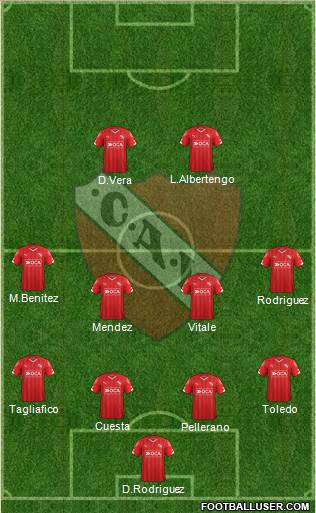 Independiente Formation 2016