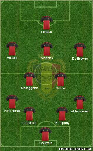 Belgium Formation 2016