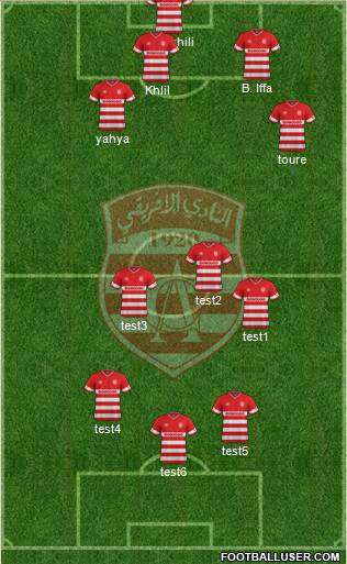 Club Africain Tunis Formation 2016