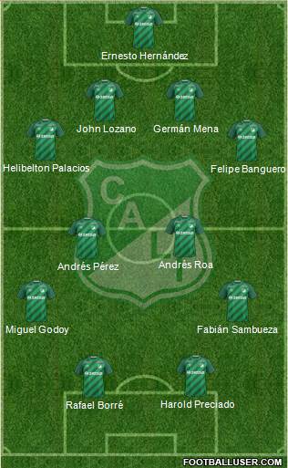 AC Deportivo Cali Formation 2016