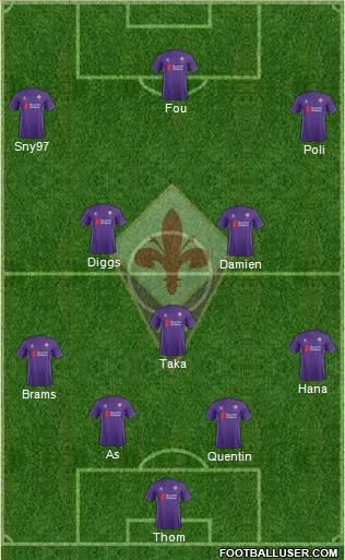 Fiorentina Formation 2016