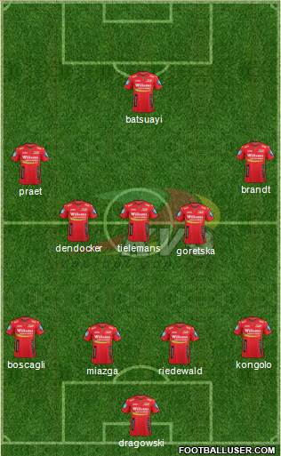 KV Oostende Formation 2016