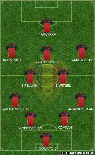 Belgium Formation 2016