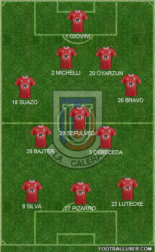 CD Unión La Calera S.A.D.P. Formation 2016