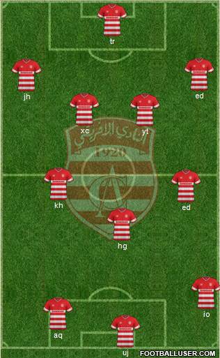Club Africain Tunis Formation 2016