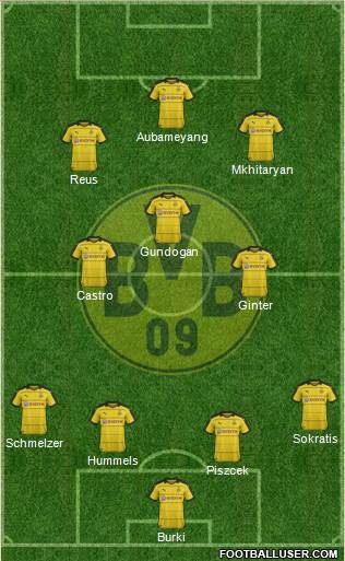 Borussia Dortmund Formation 2016
