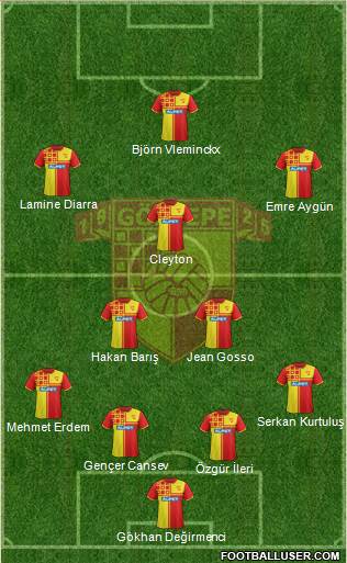 Göztepe A.S. Formation 2016