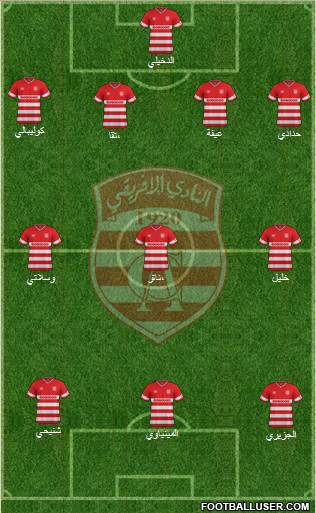 Club Africain Tunis Formation 2016