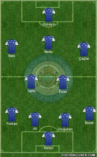 San Marino football formation