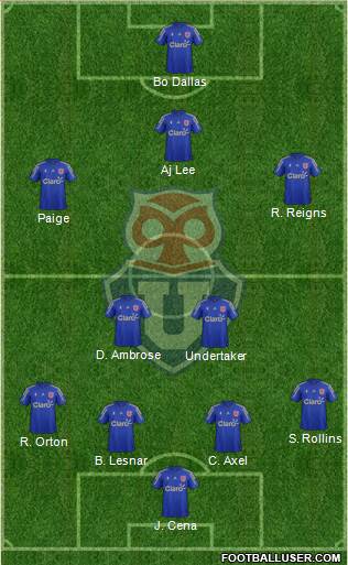 CF Universidad de Chile Formation 2016