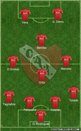 Independiente Formation 2016