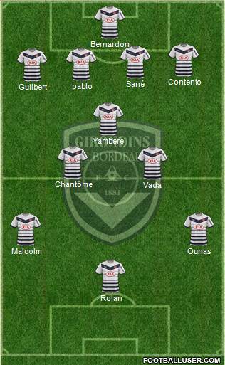 FC Girondins de Bordeaux Formation 2016