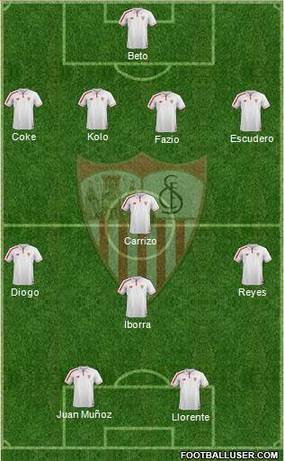 Sevilla F.C., S.A.D. Formation 2016