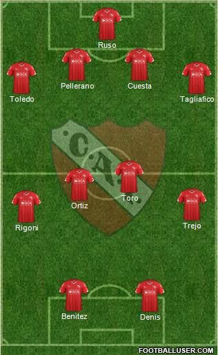Independiente Formation 2016
