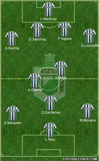 CDC Atlético Nacional Formation 2016