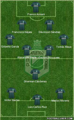 CDC Atlético Nacional Formation 2016