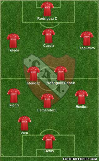Independiente Formation 2016