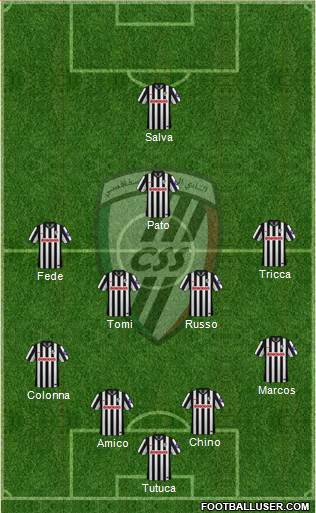 Club Sportif Sfaxien Formation 2016