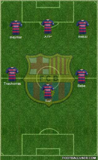 F.C. Barcelona Formation 2016