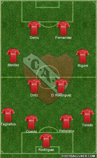 Independiente Formation 2016