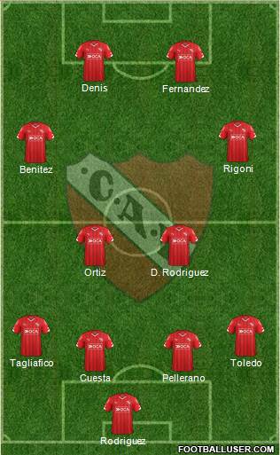 Independiente Formation 2016