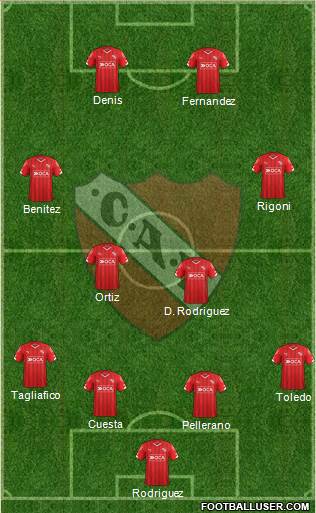 Independiente Formation 2016