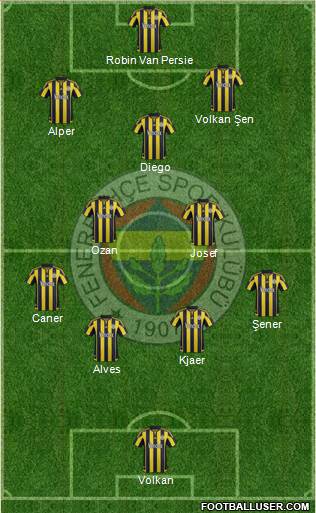 Fenerbahçe SK Formation 2016