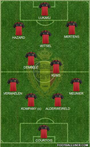 Belgium Formation 2016